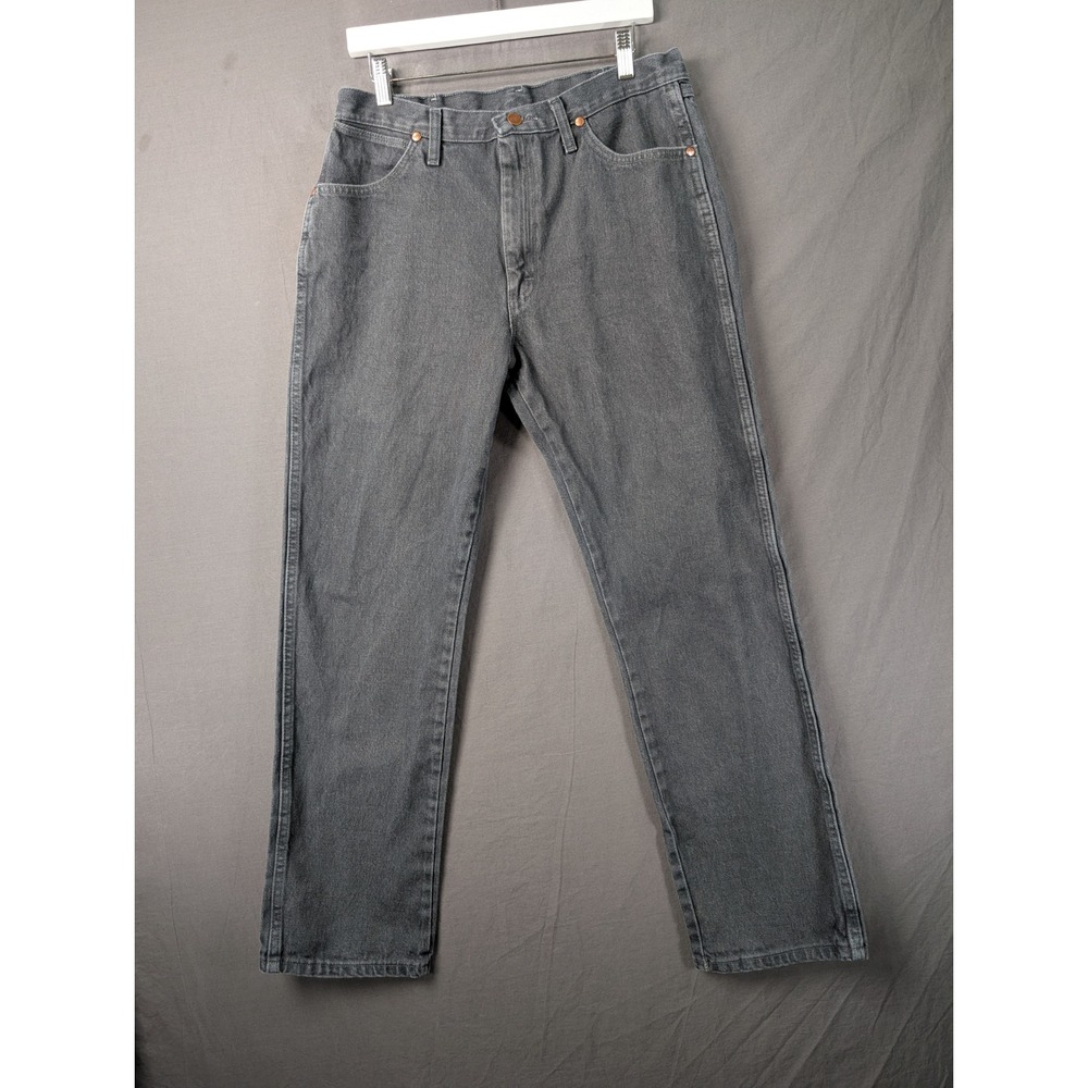 Wrangler‎ Mens 1013MWZCG Cowboy Cut Regular Fit Jeans Gray 34x32